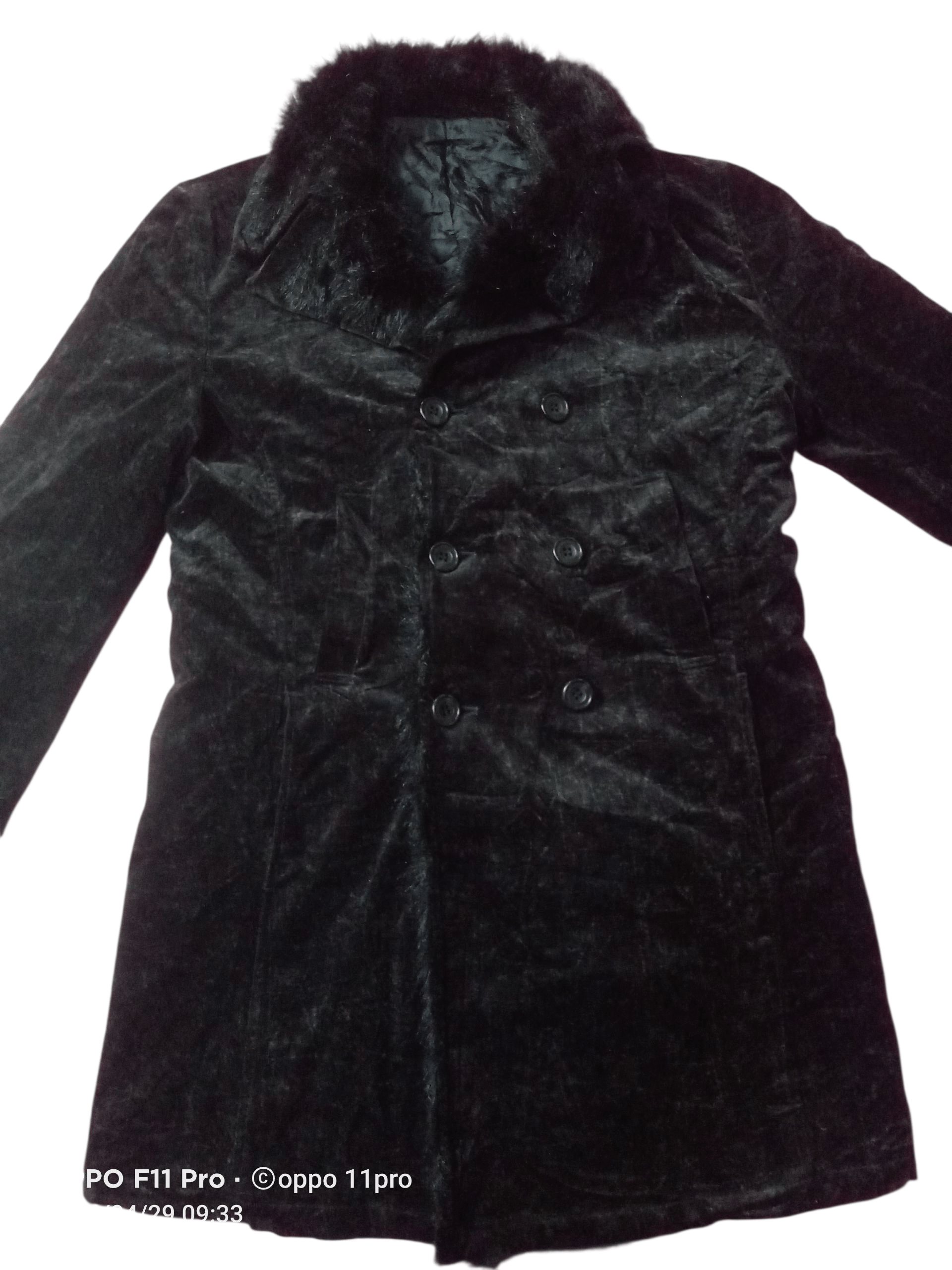 Tornado Mart 💥Tornado Mart Double Collar Long Coat Jacket Men 💥 Size US L / EU 52-54 / 3 - 1 Thumbnail