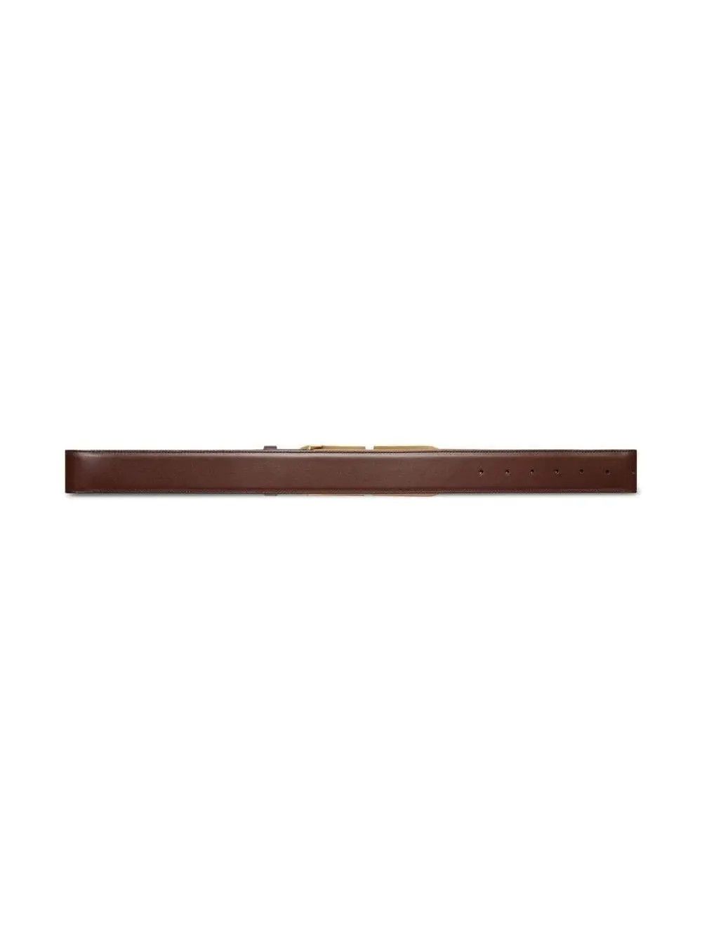 Balenciaga o1s1wg111124 Size: 90 / BB Signature Belt in Brown Size 34 - 2 Thumbnail