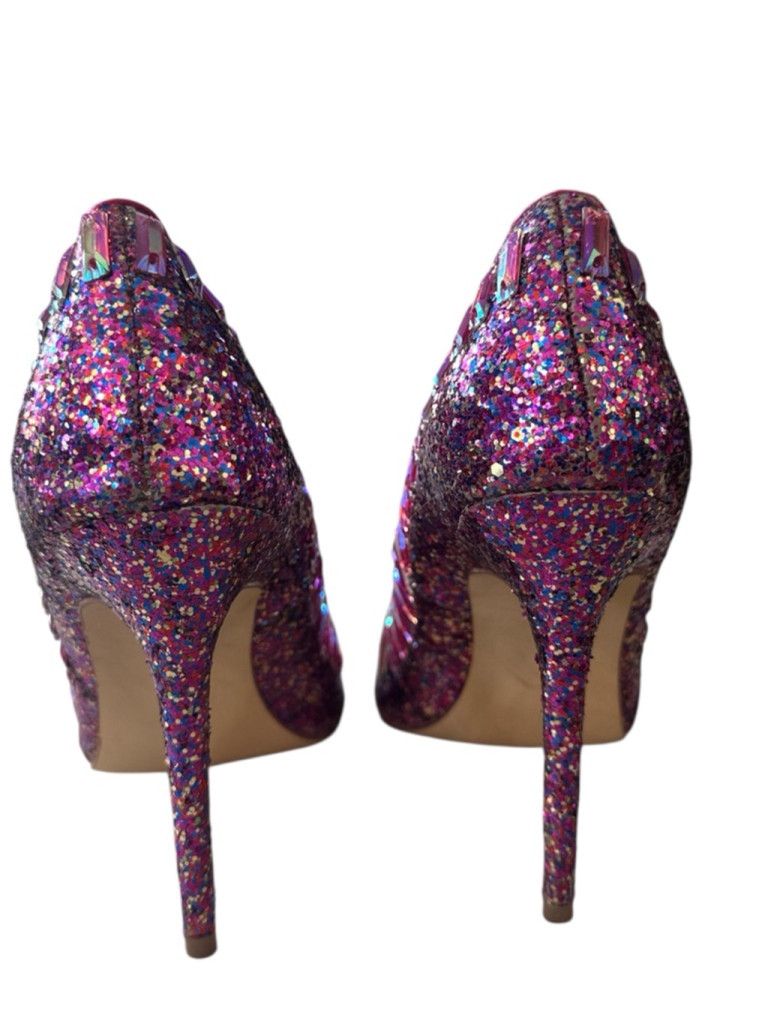Steve Madden NWOT Steve Madden Galaxxie Jeweled Pump Purple Pink Size 6 Size US 6 / IT 36 - 3 Thumbnail