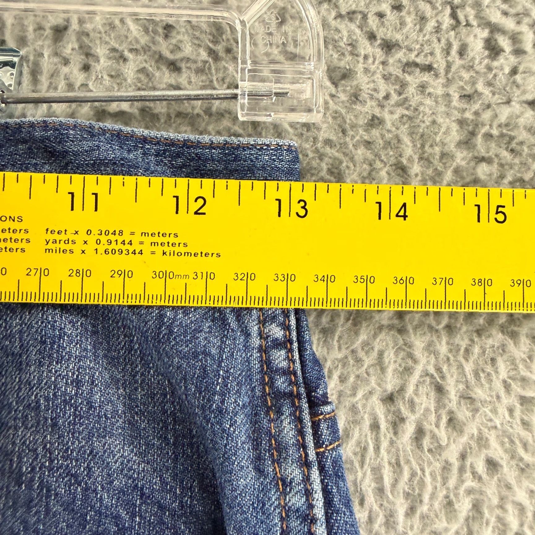 Madewell Madewell Jeans Womens Size 25 Blue Denim High Rise Cropped Demi-Boot 5-Pocket Regular Inseam 22 Size 42" / US 20 - 5 Thumbnail