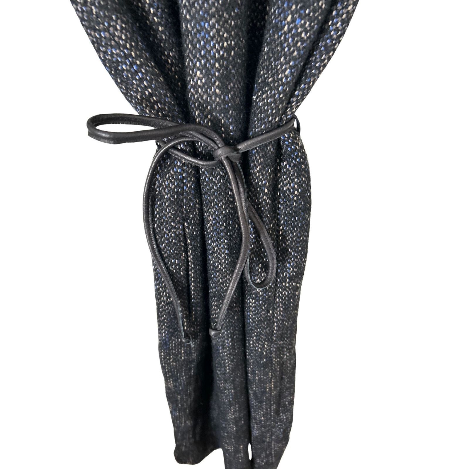 HUMANOID Humanoid Textured Knit Dress w/ Leather Belt Multitone S Size S / US 4 / IT 40 - 3 Thumbnail