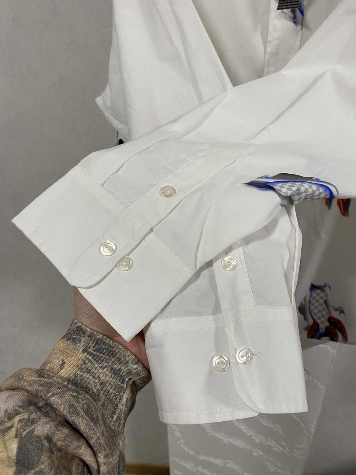 Brain Dead Brain Dead Claw Button Up Shirt White Size: L Size US L / EU 52-54 / 3 - 5 Thumbnail