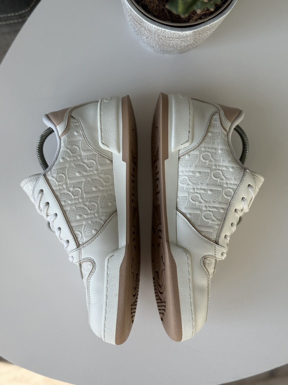 Dior Dior One Monogram Sneackers Low White Pink Size US 8.5 / IT 38.5 - 9 Thumbnail