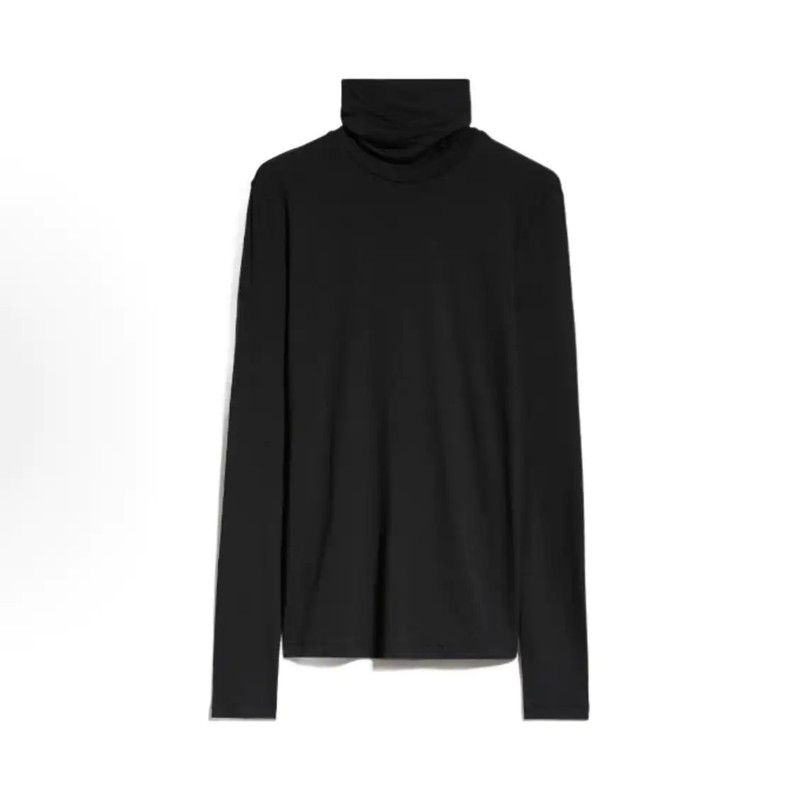 Max Mara MaxMara Black Long Sleeve Turtleneck Sweater 0089 Size S / US 4 / IT 40 - 1 Thumbnail
