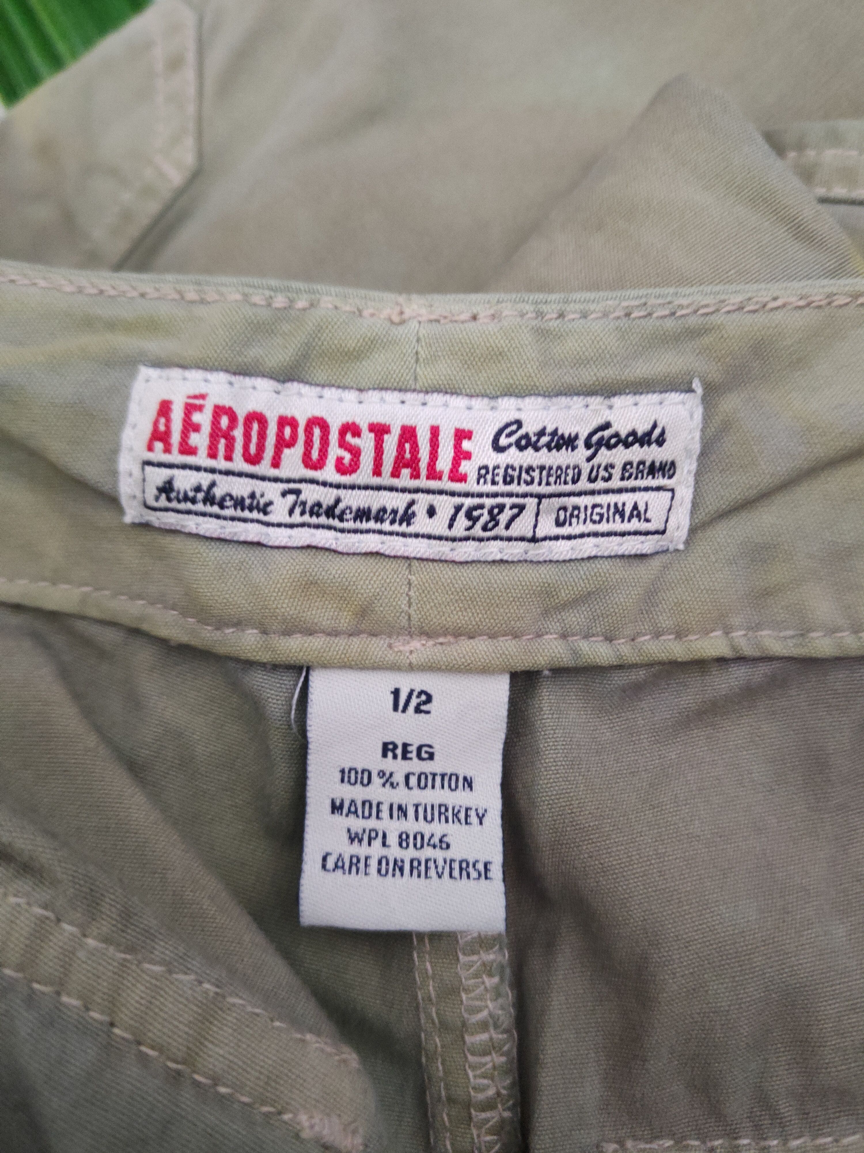 Aeropostale DL Aeropostale Green Faded Multipocket Cargo Pants #46-359 Size 28" / US 6 / IT 42 - 14 Thumbnail