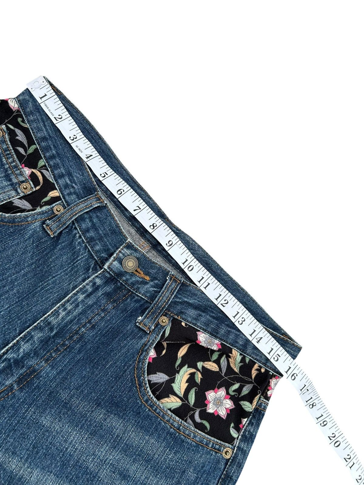 Kapital Karakuri Tamashii Japanese Inspired Distressed Denim Jeans Size US 32 / EU 48 - 13 Thumbnail