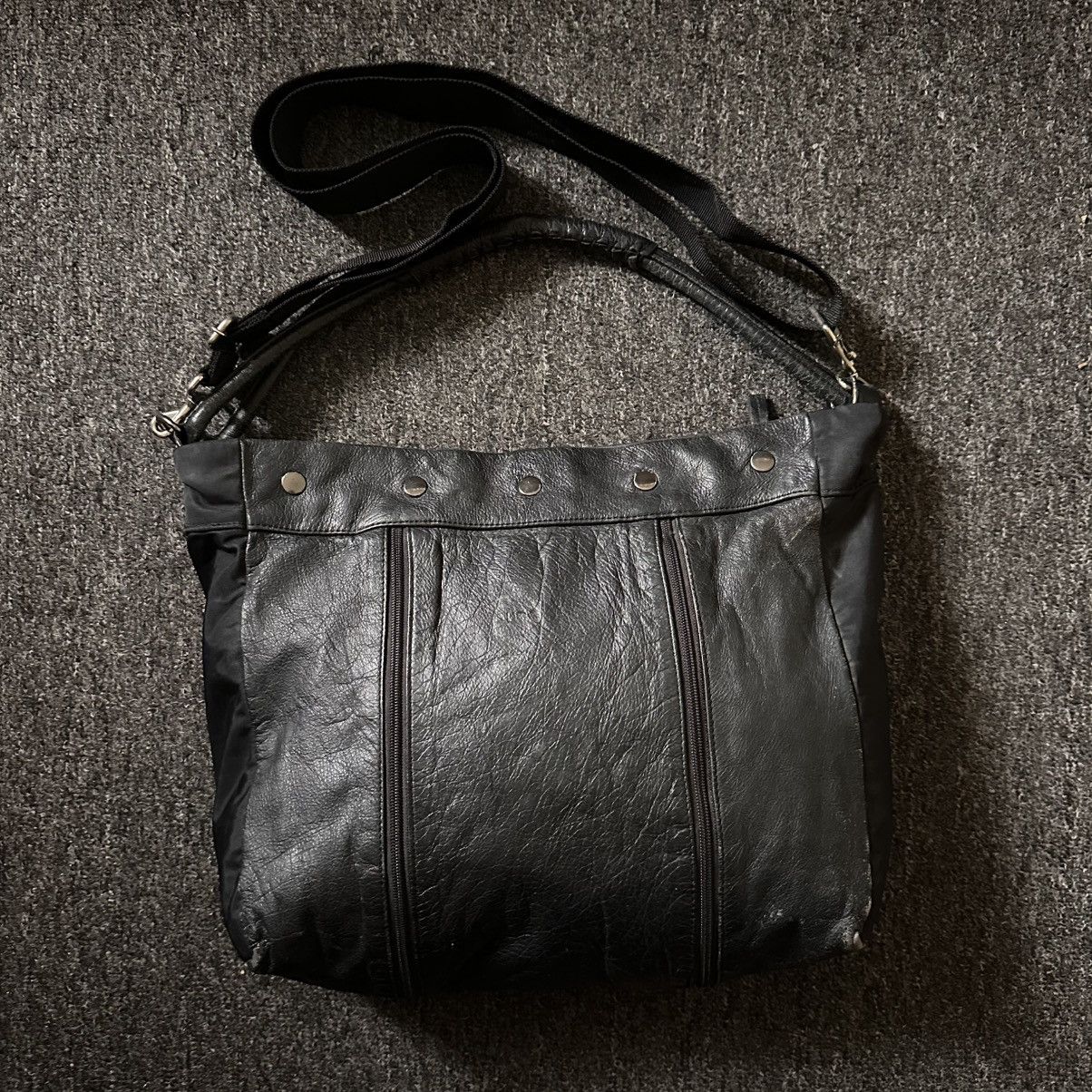 Japanese Brand EIKO KONDO JAPAN LEATHER/NYLON BAG Size ONE SIZE - 5 Thumbnail