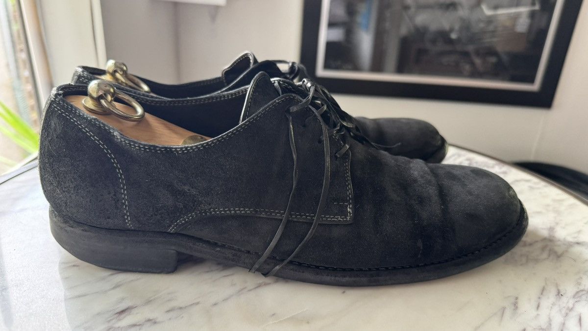 Guidi Reverse-Leather Suede Lace-Up Derbies Size US 10 / EU 43 - 5 Thumbnail