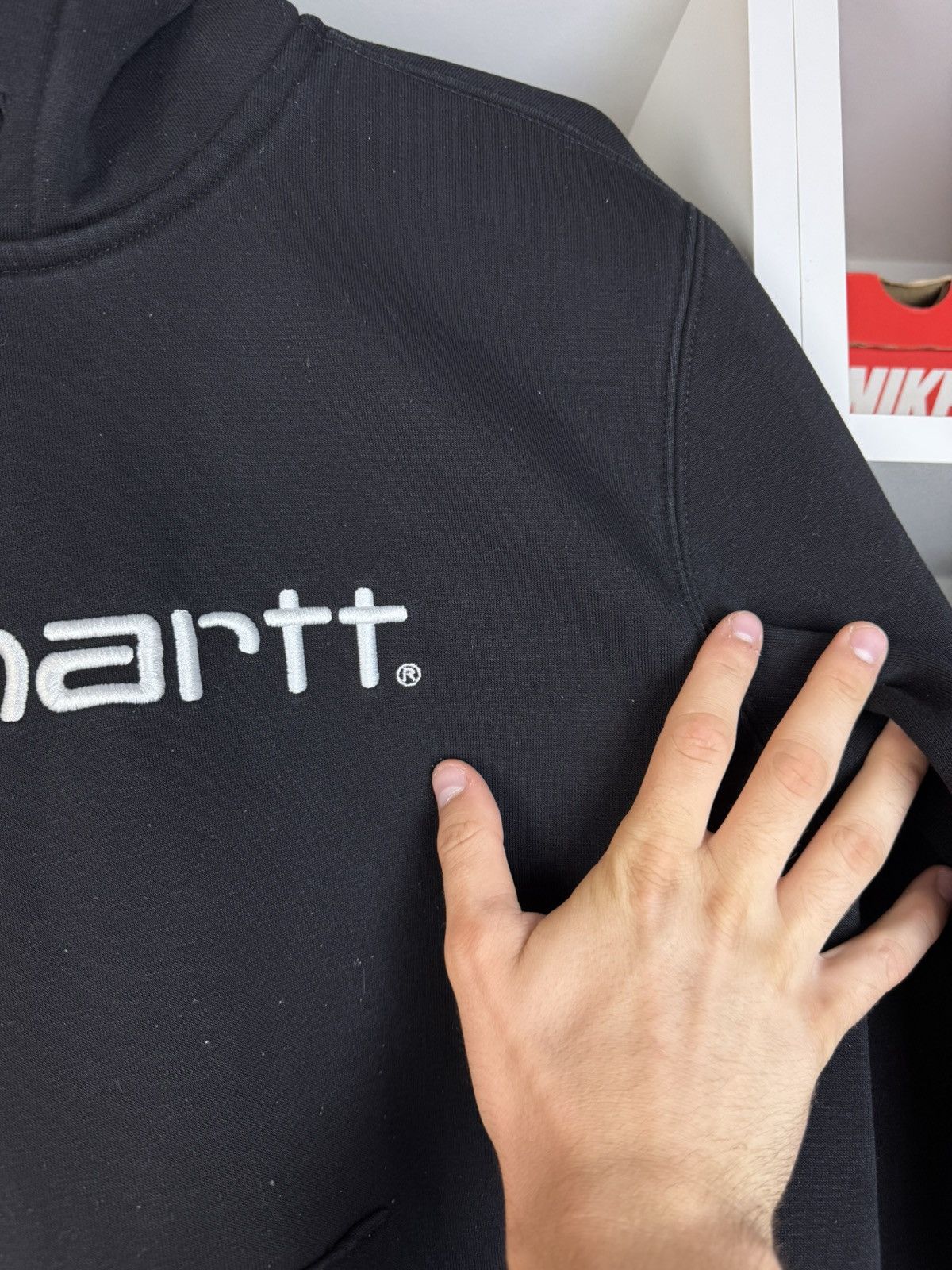 Carhartt Carhartt Big Logo Hooded Sweat Size US S / EU 44-46 / 1 - 6 Thumbnail