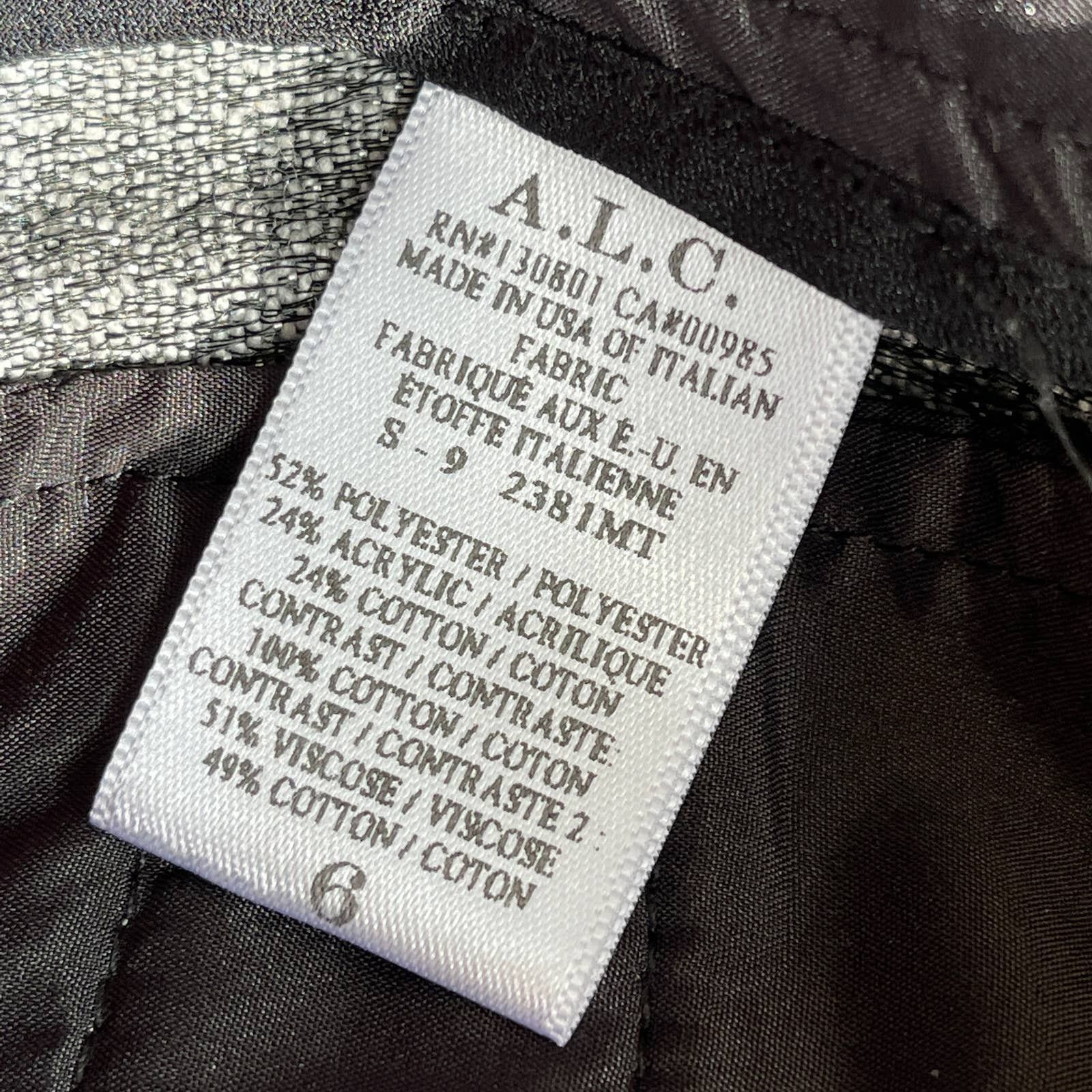 A.L.C. A.L.C. Danny Pewter Metallic Crop Pants Size 6 Worn once. Size 28" / US 6 / IT 42 - 3 Thumbnail