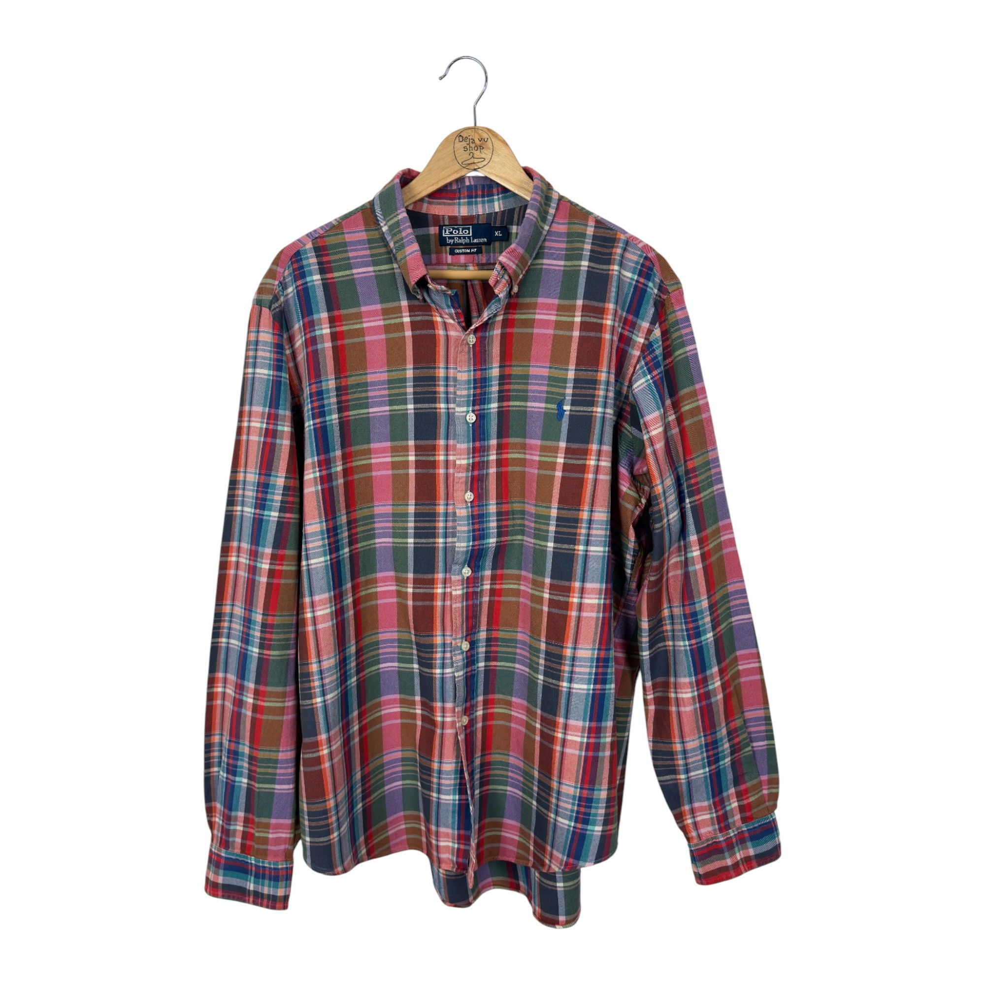Polo Ralph Lauren plaid oxford shirt Size US XL / EU 56 / 4 - 1 Thumbnail