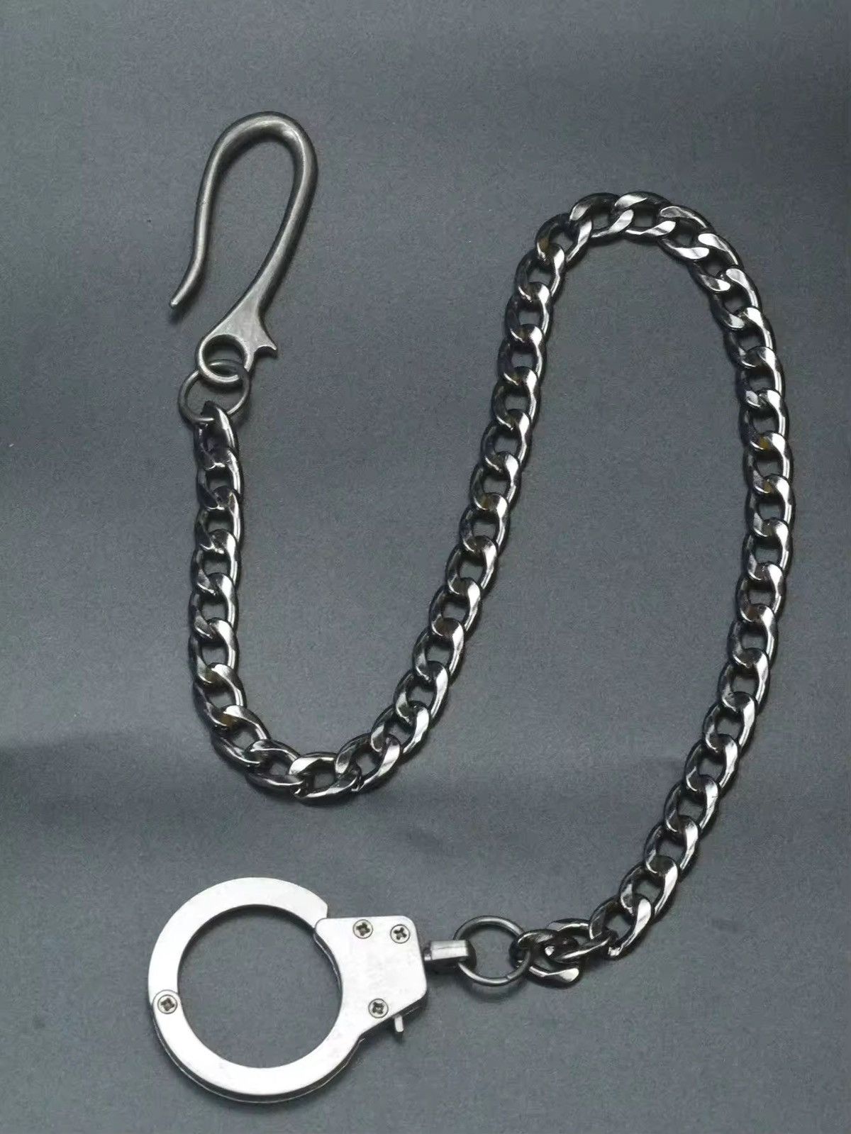 Jewelry thumb cuff belt U hook pant chain Size ONE SIZE - 1 Thumbnail