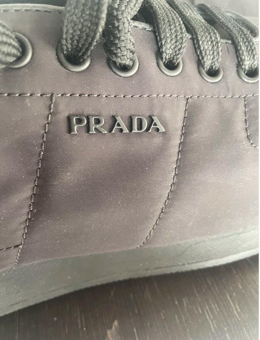 Prada Prada Nylon Piuma 2020/21 Sneakers – Black – UK 8 / US Size US 9 / EU 42 - 4 Thumbnail