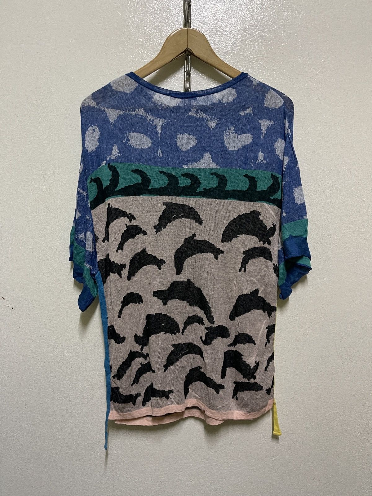 Issey Miyake × Tsumori Chisato Tsumori Chisato Dolphin Print Knit Size M / US 6-8 / IT 42-44 - 7 Thumbnail
