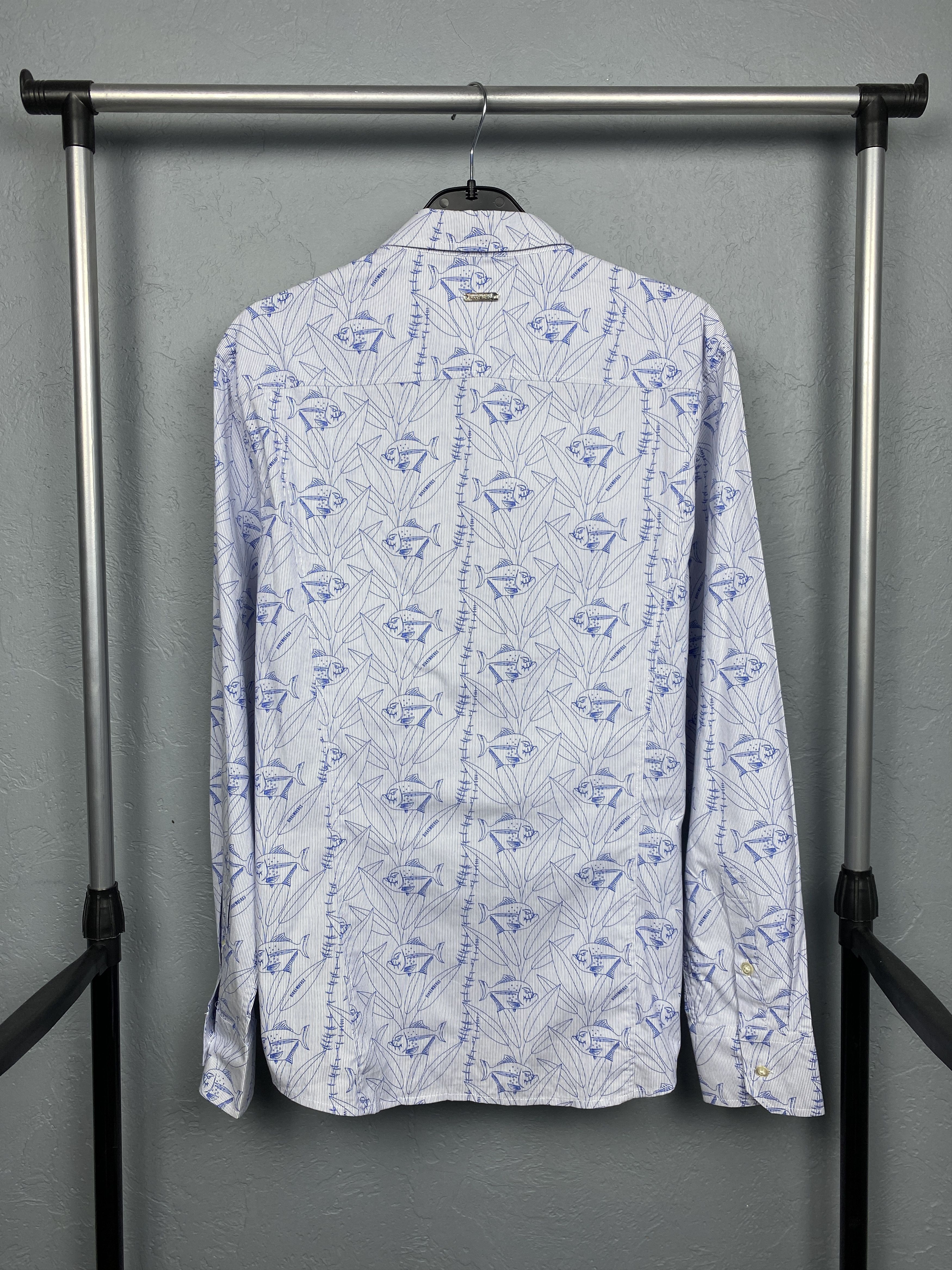 Dirk Bikkembergs Dirk Bikkembergs Mens Long Sleeve Shirt Size US M / EU 48-50 / 2 - 7 Thumbnail