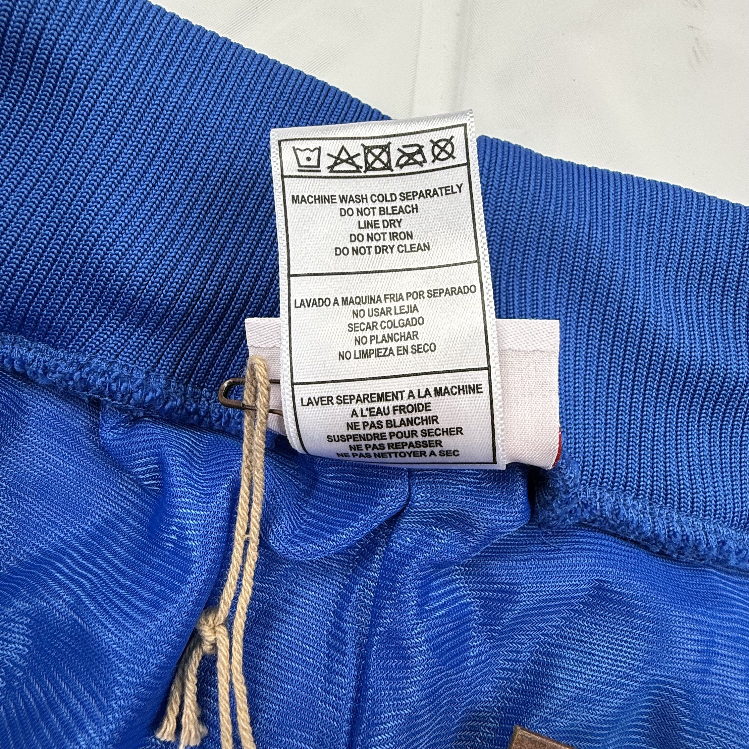 Mitchell & Ness Mitchell & Ness Mens Royal Blue Mesh Basketball Shorts 2XL Size US 44 / EU 60 - 5 Thumbnail