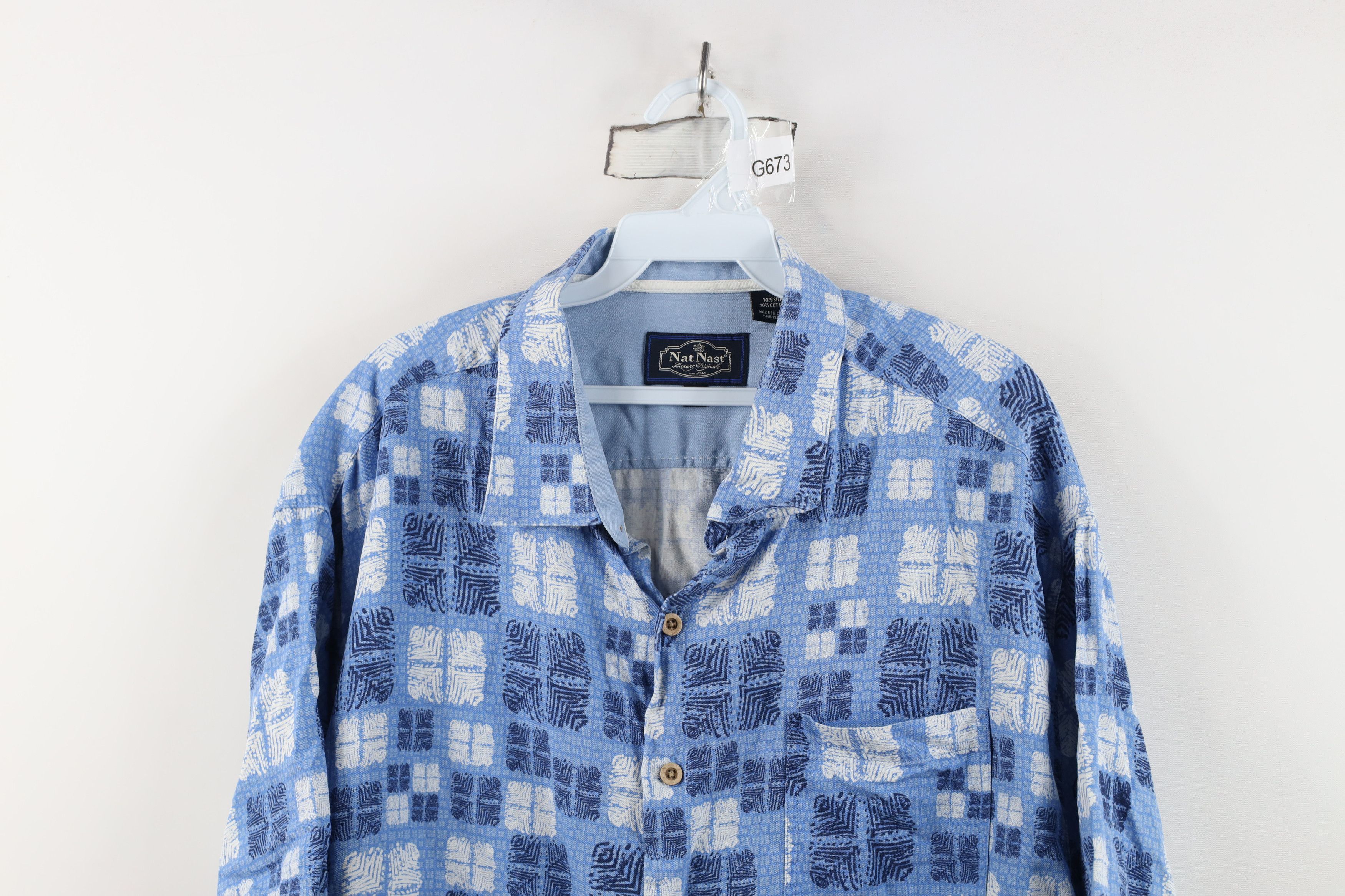 Nat Nast Nat Nast Luxury Originals Geometric Hawaiian Button Shirt Size US XXL / EU 58 / 5 - 2 Thumbnail