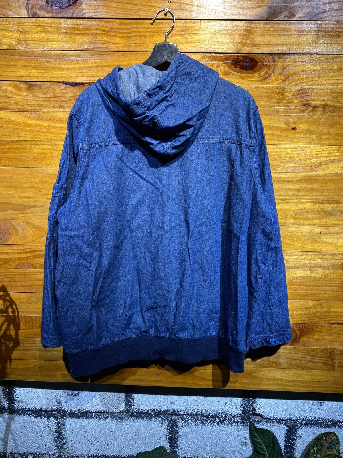Japanese Brand Chihiro Yasuda Vintage Denim Hooded Jacket – Japanese Size US XL / EU 56 / 4 - 8 Thumbnail