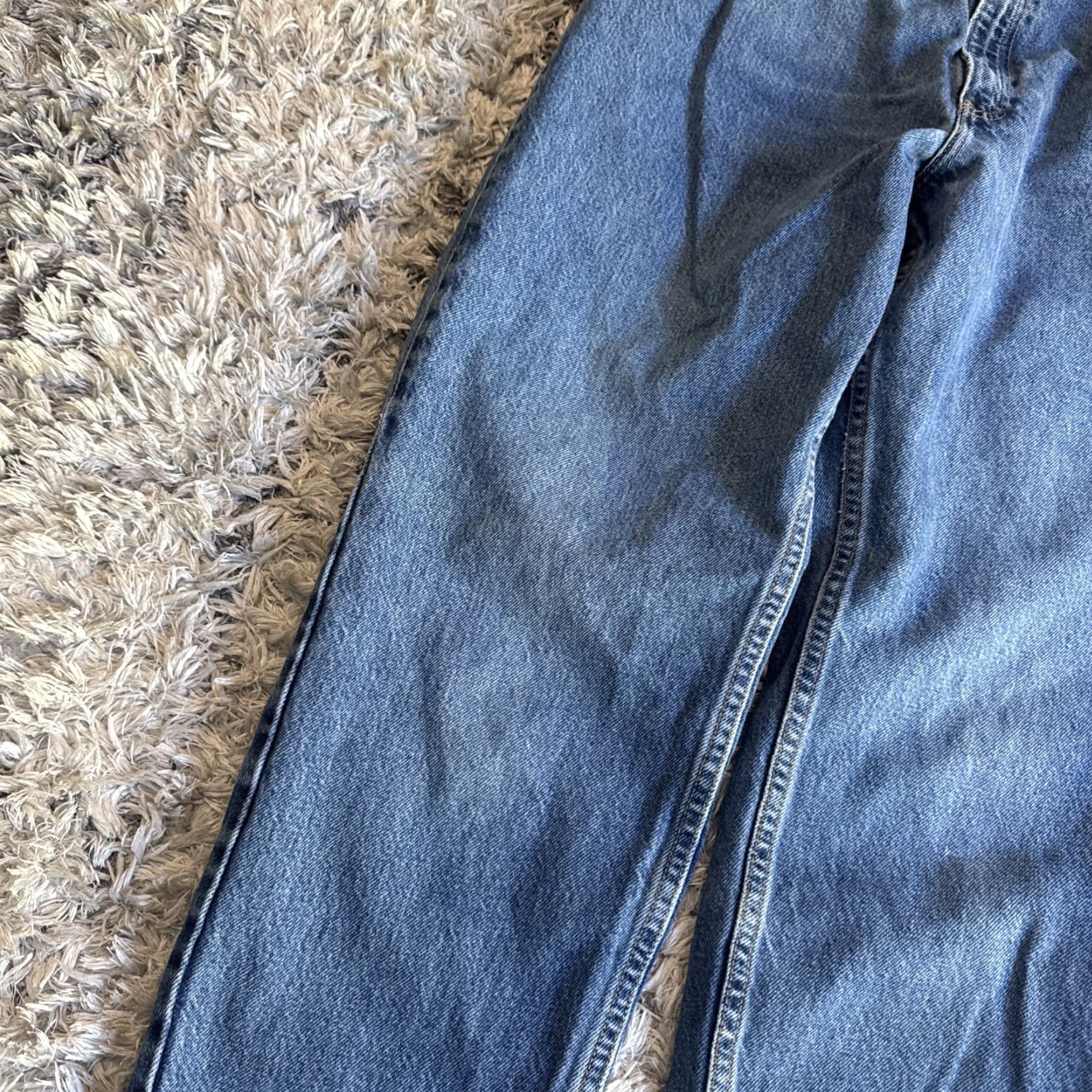Levi's VINTAGE Levi’s 550 Jeans 90s Blue Denim Relaxed Fit Tapered Men’s 32x29 HTF Jeans Mens Size US 32 / EU 48 - 6 Thumbnail