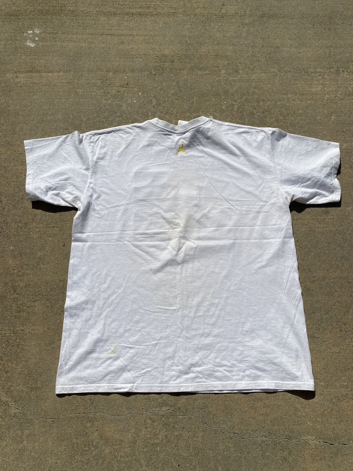 Jordan Brand × Nike × Vintage 2006 Jordan 4 Lightning/Thunder T-Shirt Size US XL / EU 56 / 4 - 4 Thumbnail