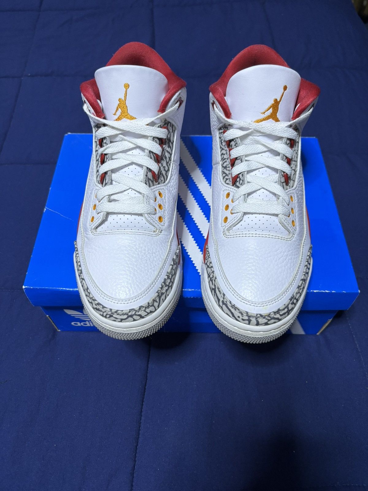 Jordan Brand Jordan 3 Retro Cardinal Red 2022 Size 9 Size US 9 / EU 42 - 2 Thumbnail