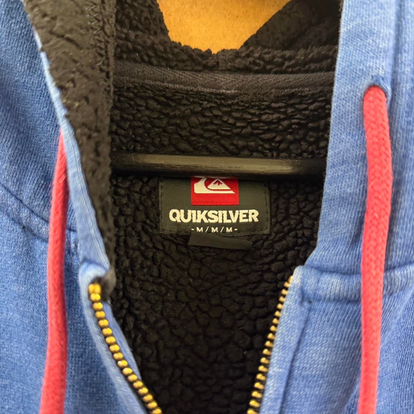 Quiksilver Quiksilver blue sherpa zip up Size US M / EU 48-50 / 2 - 2 Thumbnail