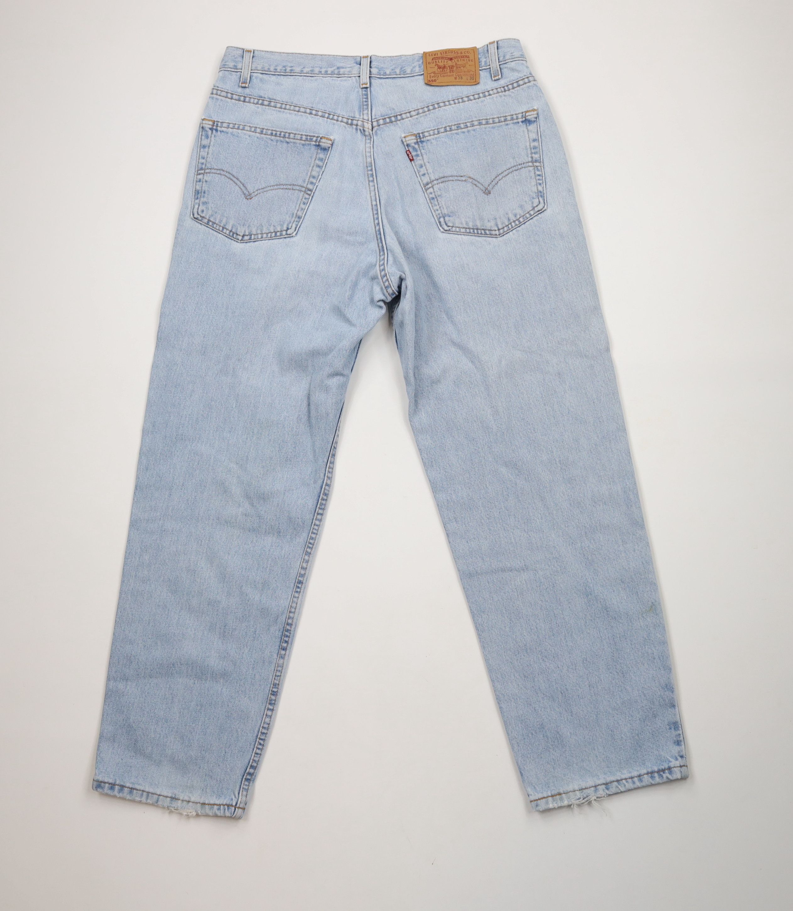 Levi's × Vintage Vintage Y2K 2000 Levis 550 Relaxed Fit Denim Jeans USA Size US 36 / EU 52 - 11 Thumbnail