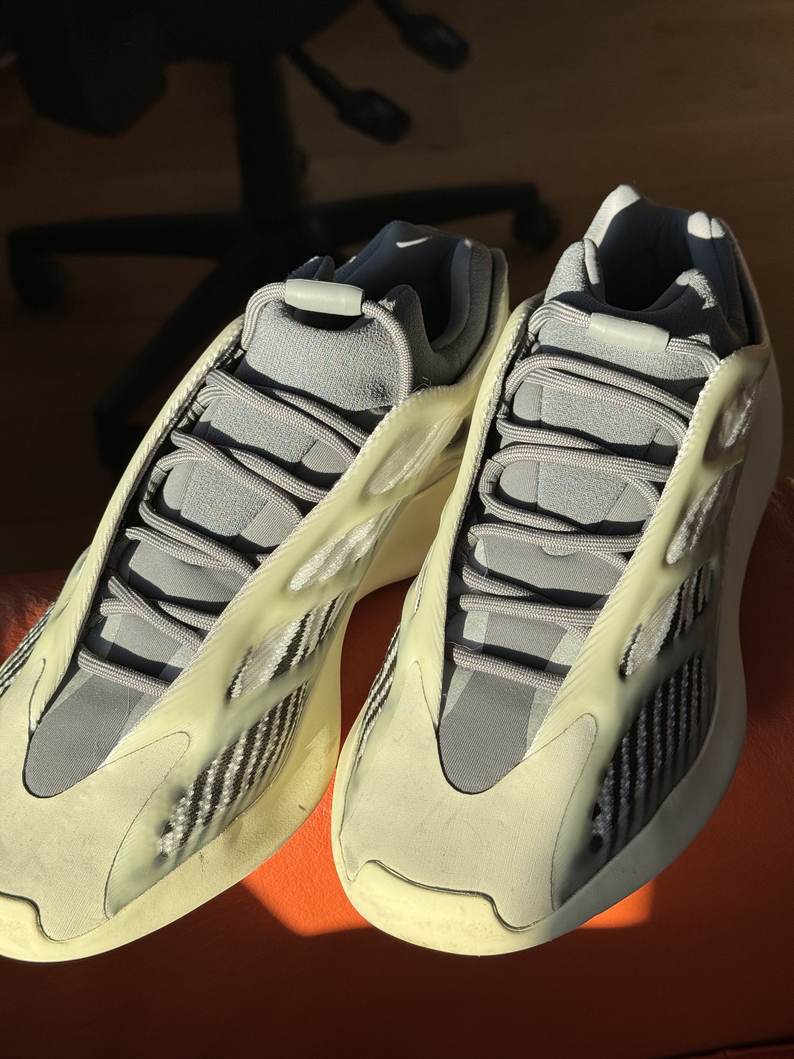 image of Adidas Yeezy 700 V3 Safflower Shoes in Tan, Men's (Size 11.5)