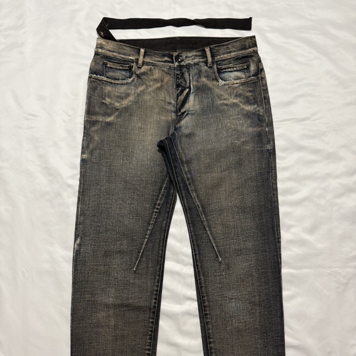 Rick Owens Drkshdw Rick Owens Olmar & Mirta FW07 Dust Denim Size US 32 / EU 48 - 3 Thumbnail