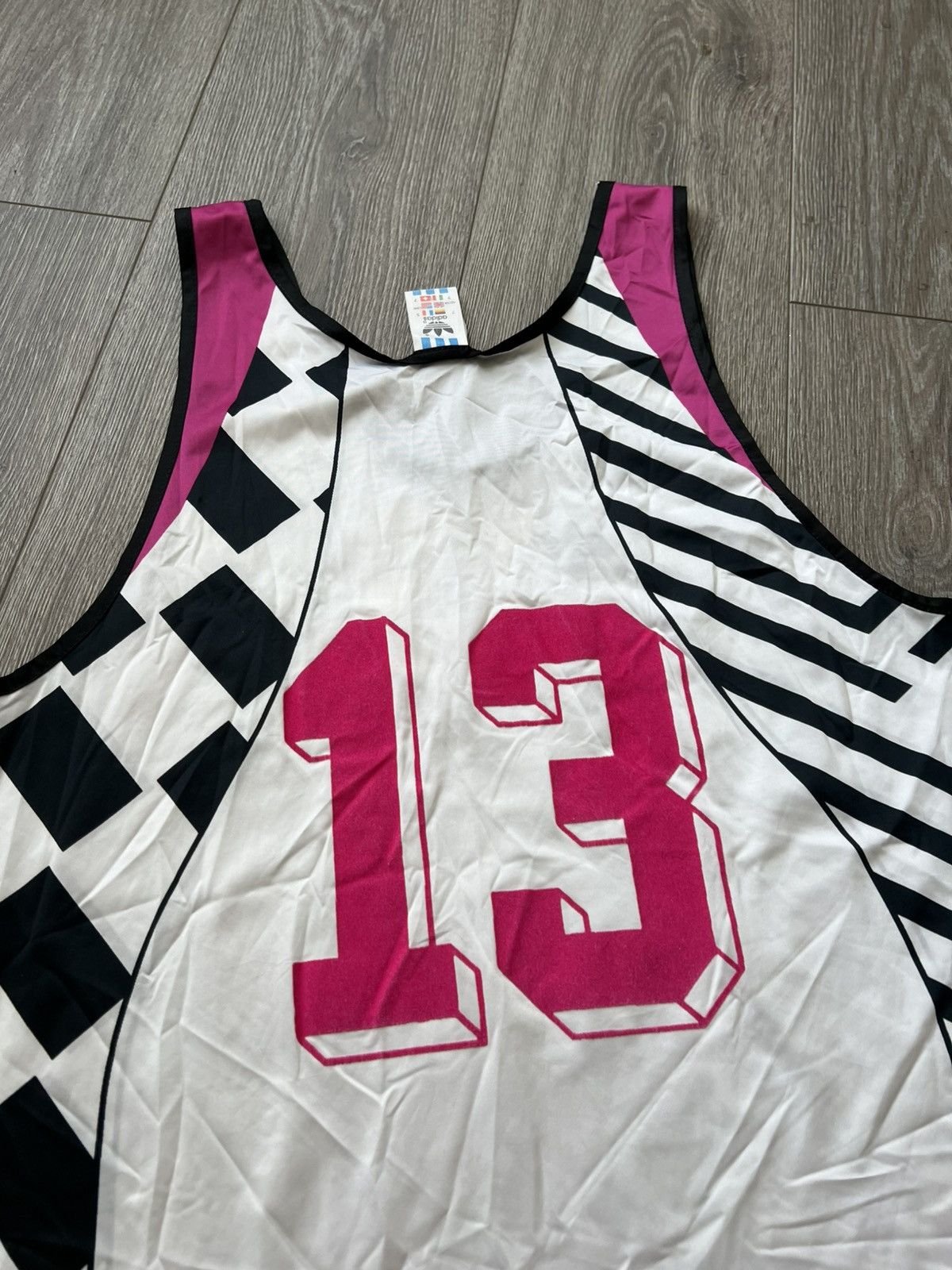 Adidas Vintage 90s Adidas Jersey Tank Top Retro Size US L / EU 52-54 / 3 - 12 Thumbnail