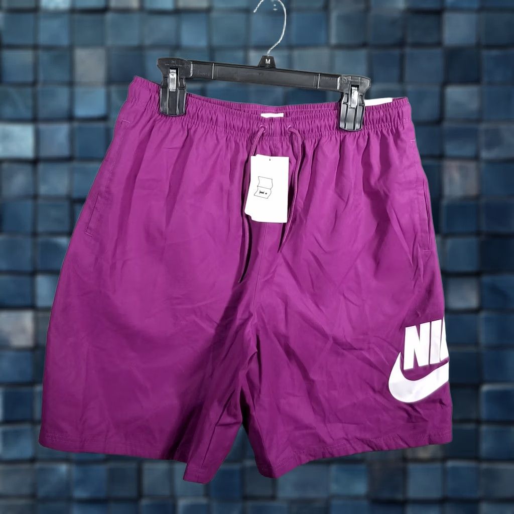 Nike Nike Sportswear Shorts Men L Pink Big Swoosh 80s 90s NSW Logo Athletic Graphic? Size US 33 - 1 Thumbnail