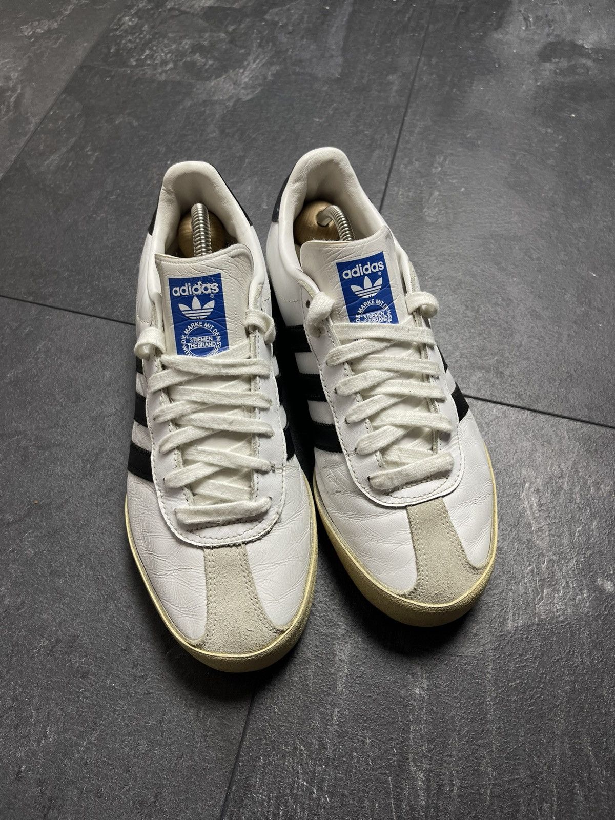 Adidas × Vintage Vintage adidas bamba low top sneakers Size US 7 / EU 40 - 4 Thumbnail