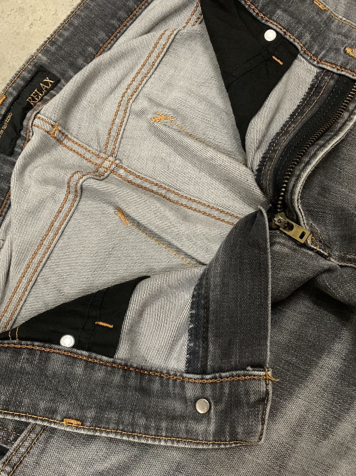 Edwin Vintage Edwin 503Zero Faded Baggy Distressed Grunge Jeans Size US 33 - 17 Thumbnail