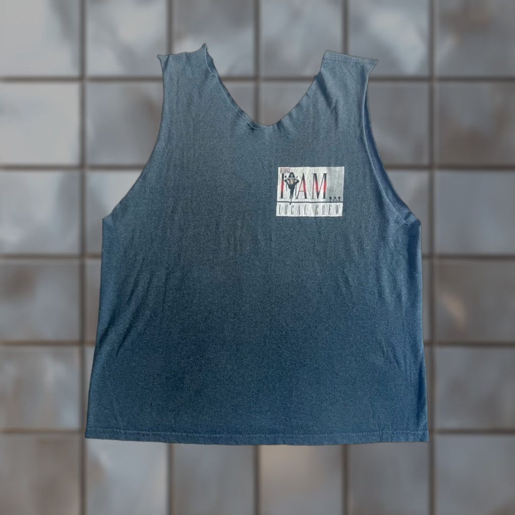 Vintage BEYONCE T-Shirt XL Grey Crew Neck Unbranded Unisex Adults Vintage No Logo Graphic Print 2009 Tour Staff 48" Sleeveless Sleeveless Short Size US XL / EU 56 / 4 - 1 Thumbnail