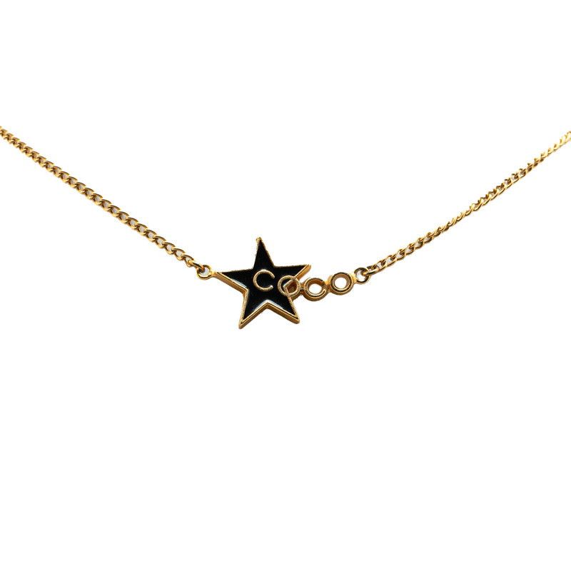 Chanel Chanel Chanel Coco Star Motif Necklace Metal Necklace DUTY FREE for USA Size ONE SIZE - 1 Thumbnail