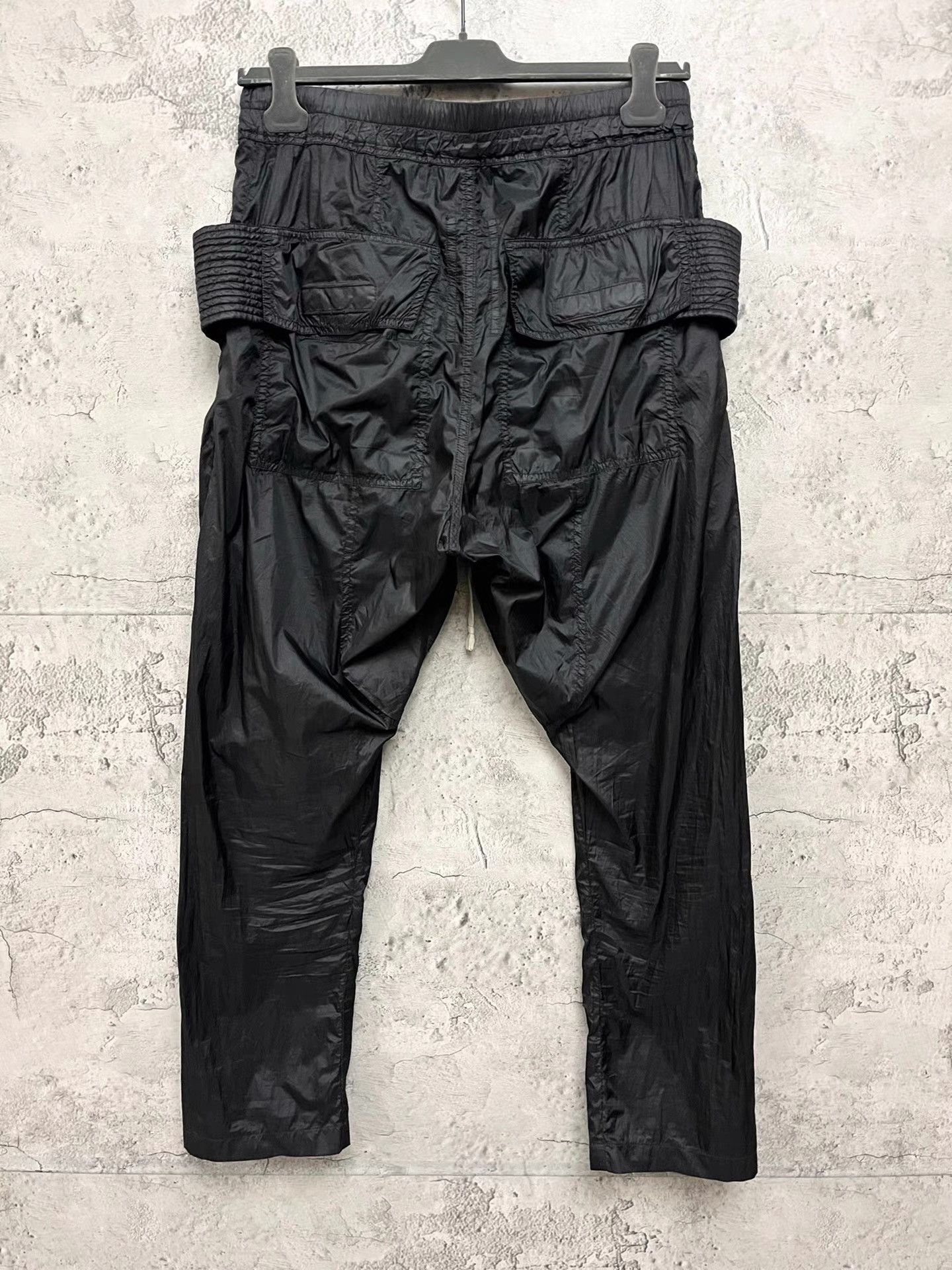 Rick Owens Rick Owens 16SS Waxed Nylon Double Ring Pants K34 Size US 33 - 3 Thumbnail