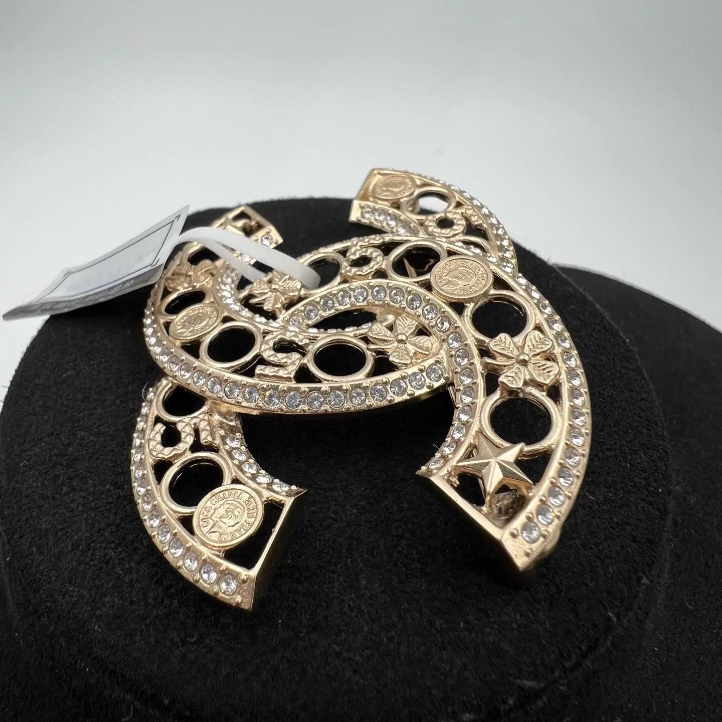 Chanel CHANEL CC Crystal Brooch New Size ONE SIZE - 2 Thumbnail