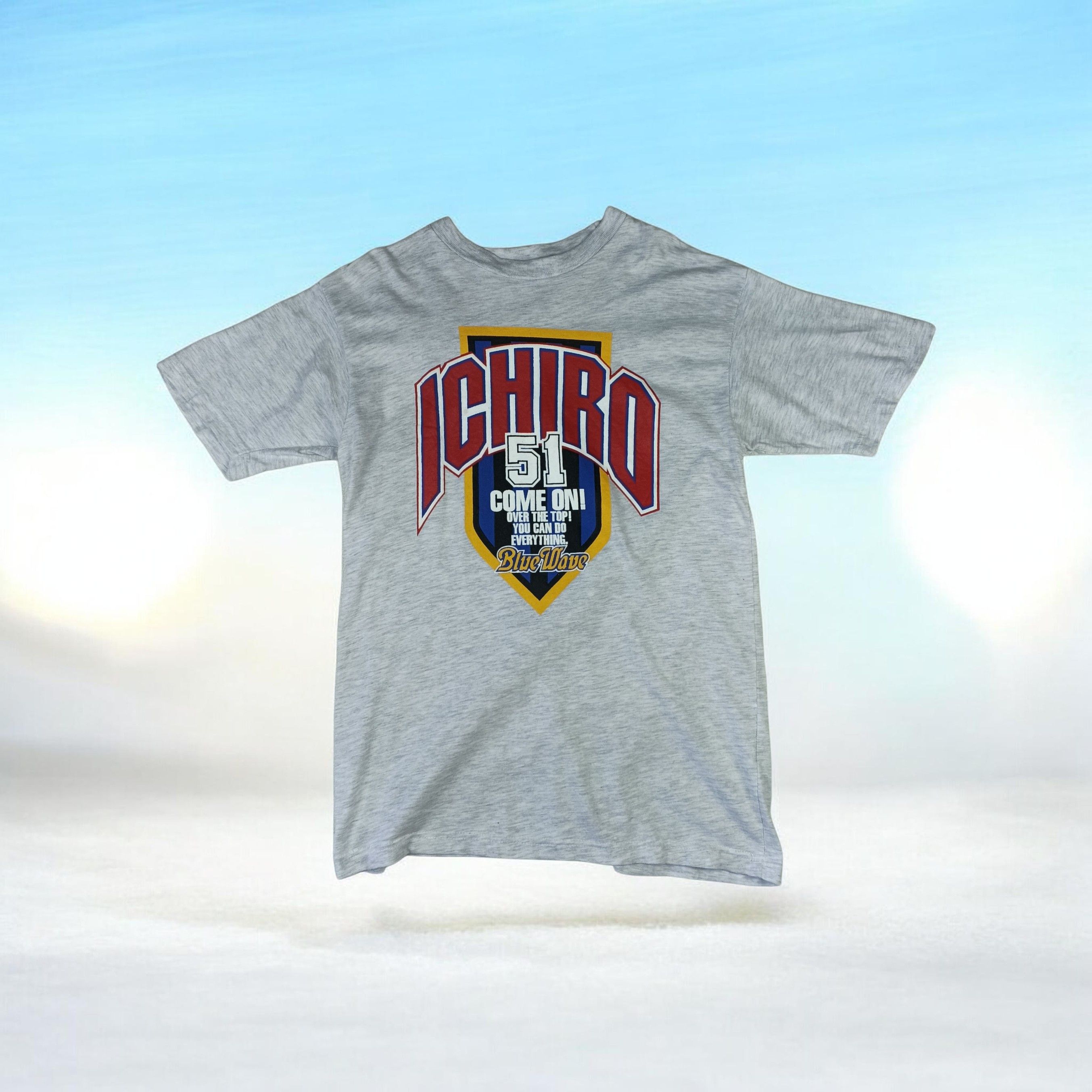 MLB Vintage MLB Ichiro 51 Suzuki Baseball Blue Wave T-Shirt Size US S / EU 44-46 / 1 - 1 Thumbnail