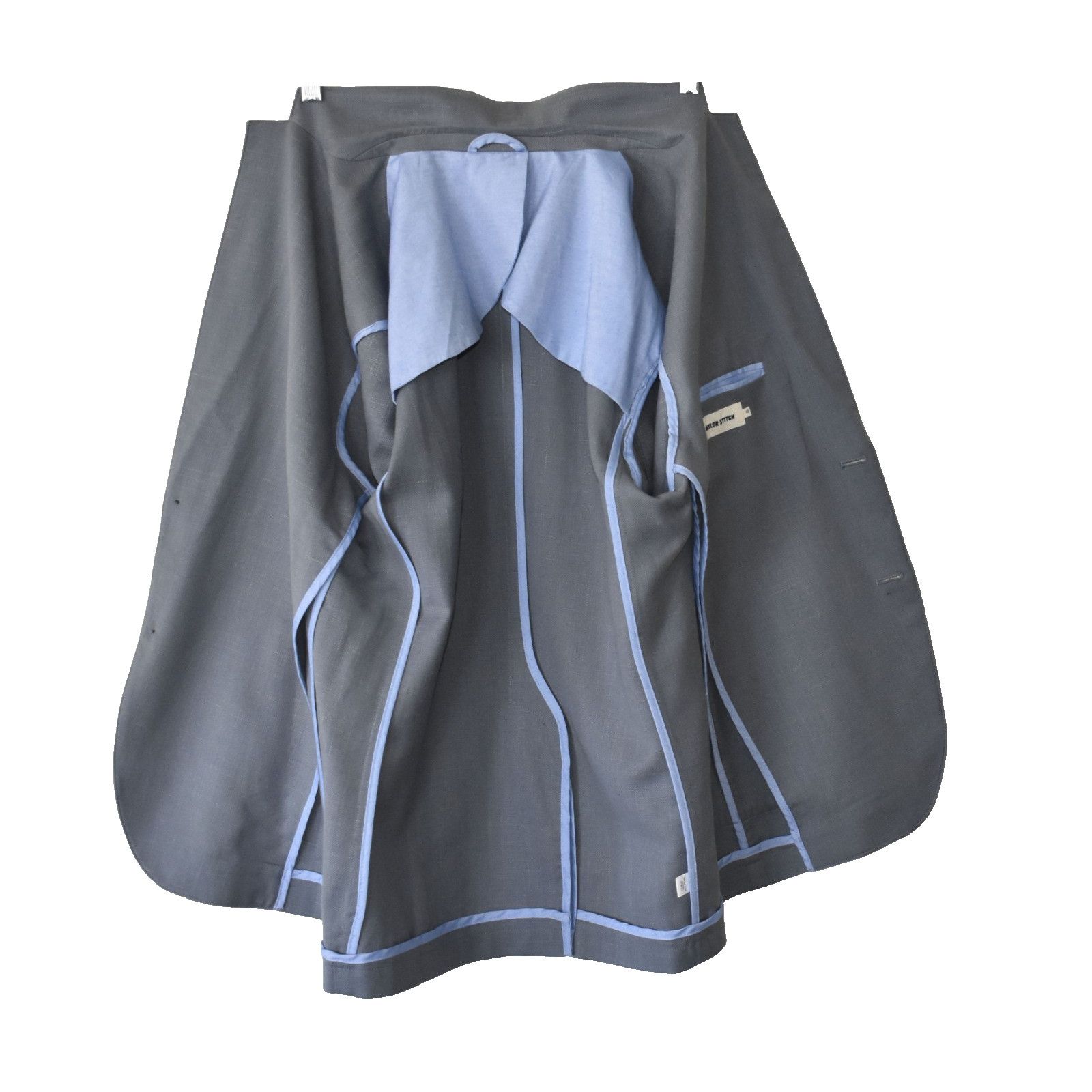 Taylor Stitch TAYLOR STITCH Grey Butterfly Lining Telegraph Jacket Sz 40 Size 40R - 3 Thumbnail