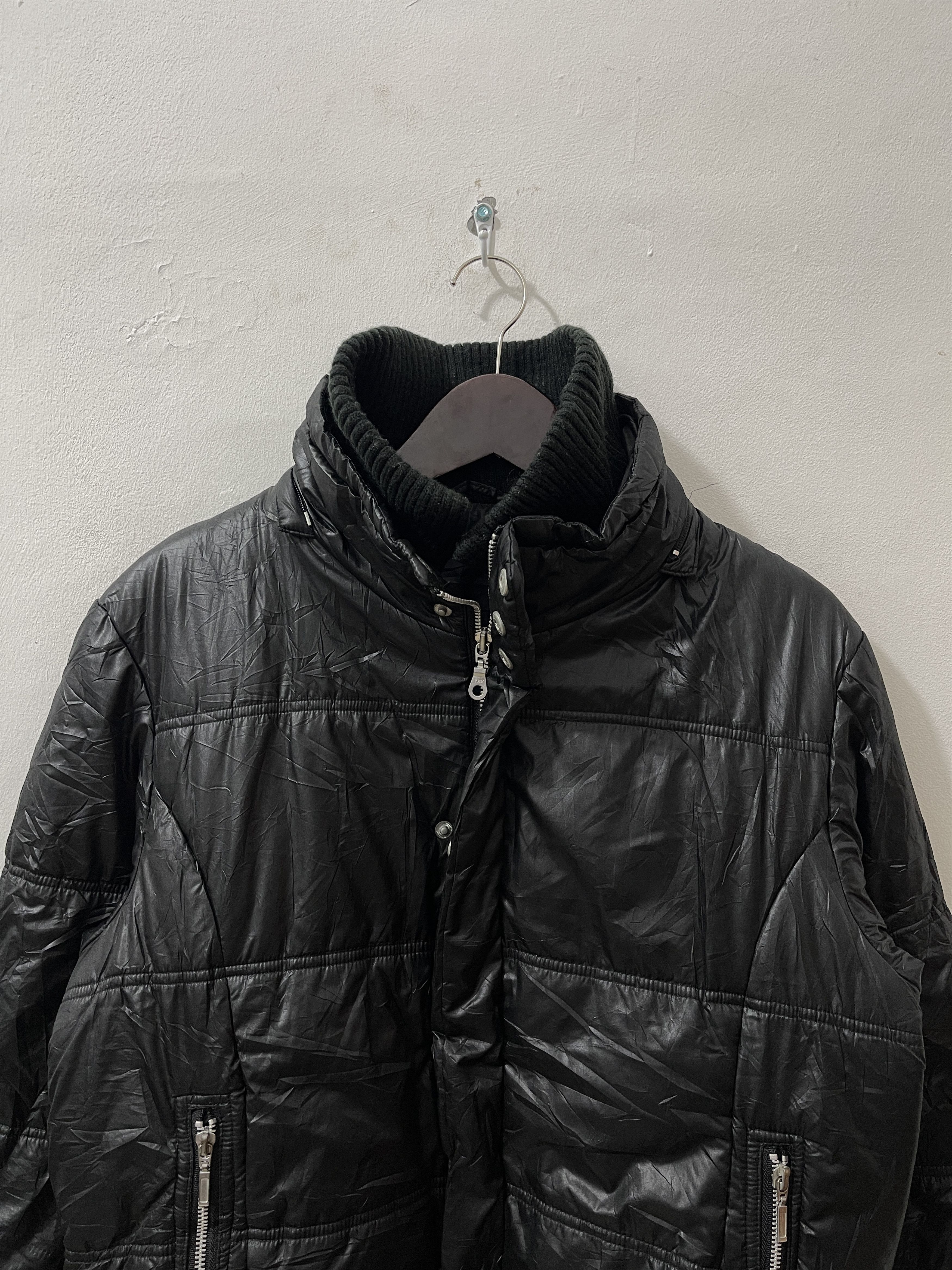 Japanese Brand 2000s Moderm Japan Archive Fur Puffer LGB Vkei Style Jacket Size US L / EU 52-54 / 3 - 4 Thumbnail