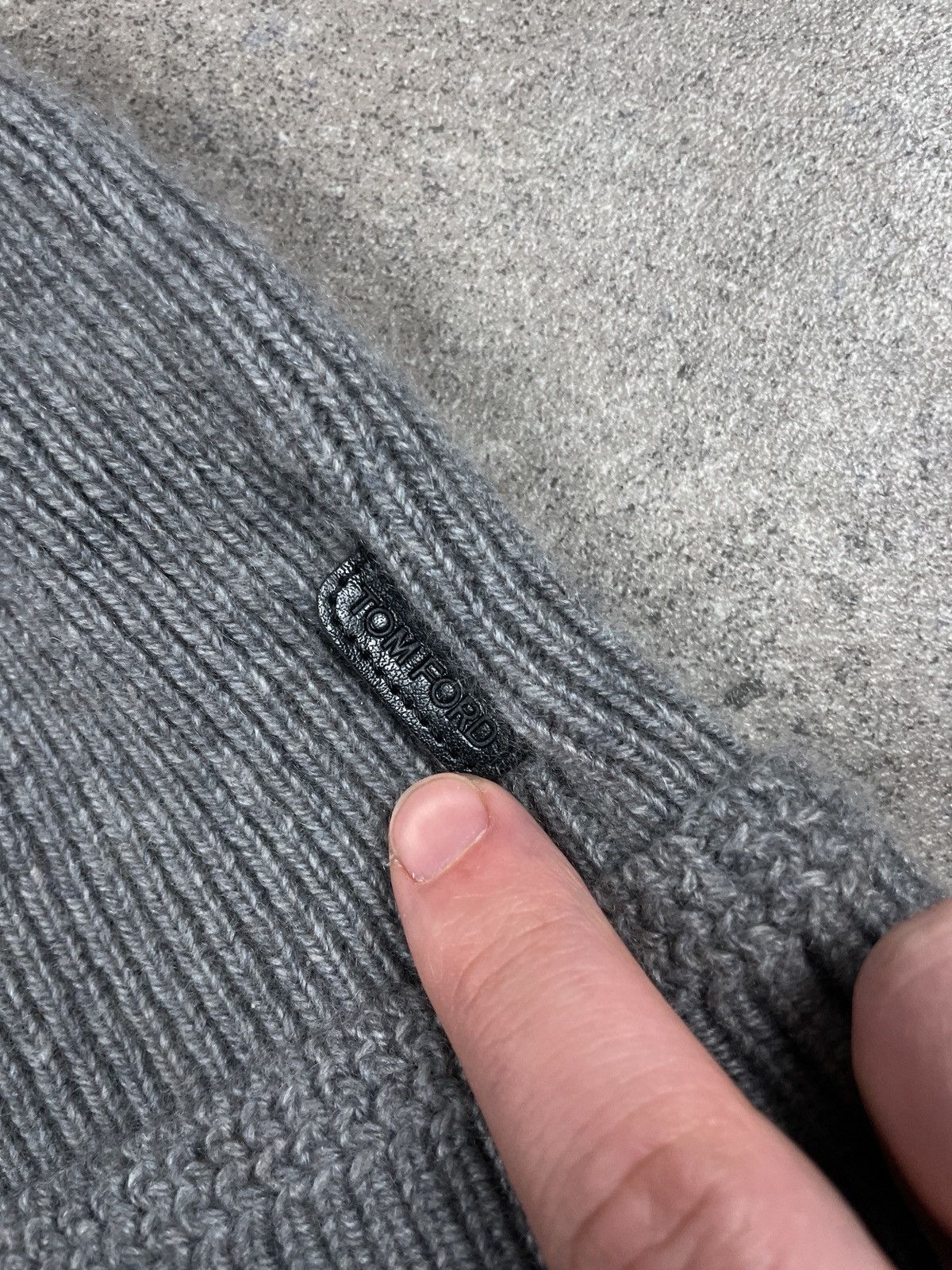 Tom Ford Tom Ford Cashmere Cable Knit Beanie Size ONE SIZE - 2 Thumbnail