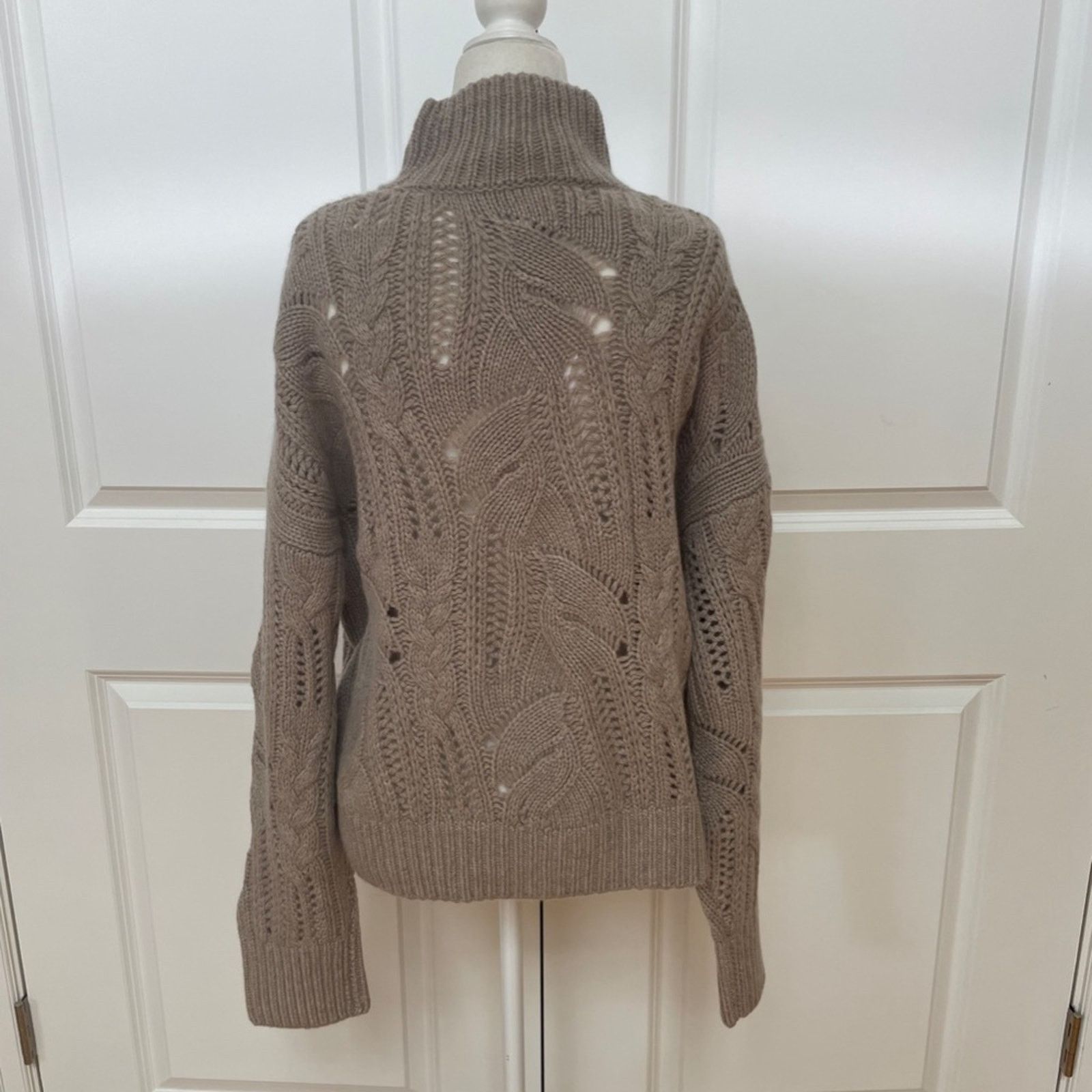 NakedCashmere SYLVIE MOCK NECK CASHMERE SWEATER FROM NAKEDCASHMERE Size L / US 10 / IT 46 - 4 Thumbnail