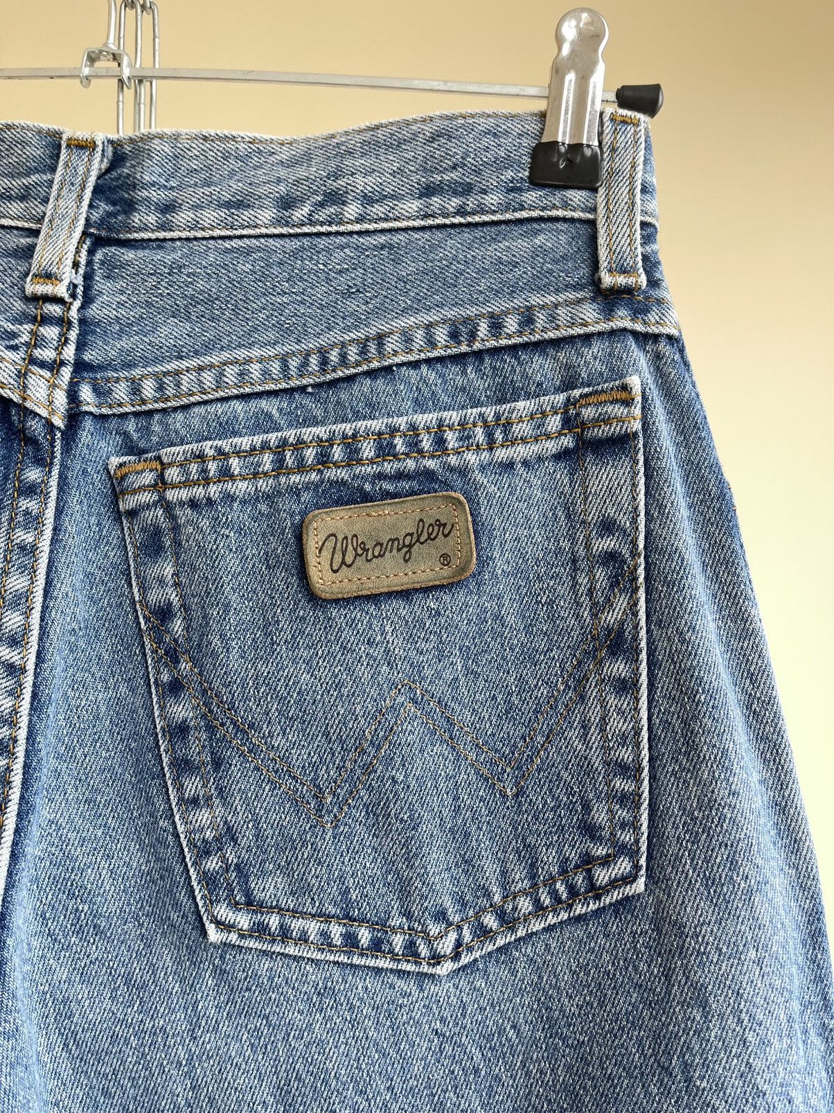 Wrangler Ohio High Rise Tapered Cut Relaxed Fit Mom Denim Jeans 90s Size 26" / US 2 / IT 38 - 7 Thumbnail
