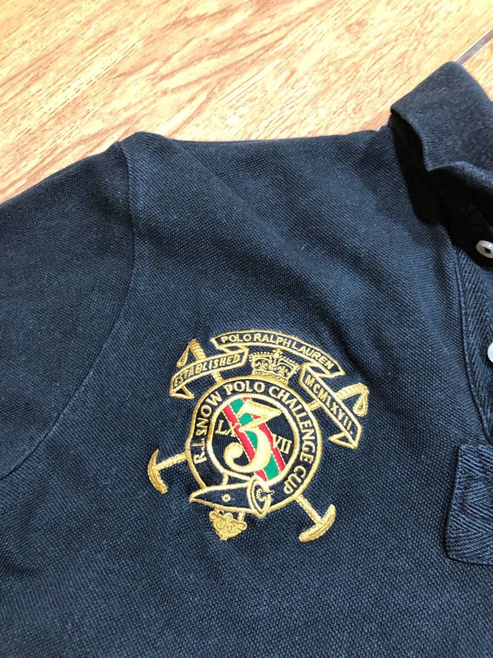 Polo Ralph Lauren Vintage Polo Ralph Lauren Custom Fit Polo Size M Size US M / EU 48-50 / 2 - 12 Thumbnail