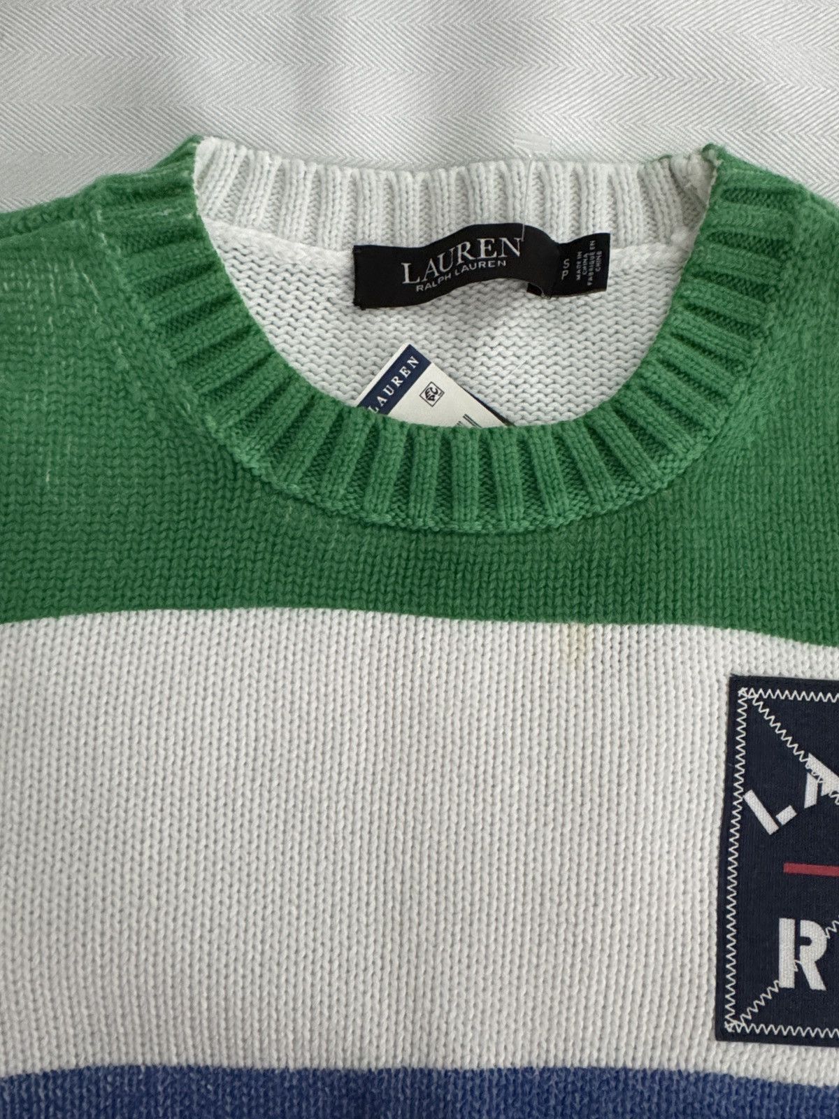 Ralph Lauren Lauren Ralph Lauren Striped Crewneck Sweater Size S / US 4 / IT 40 - 2 Thumbnail