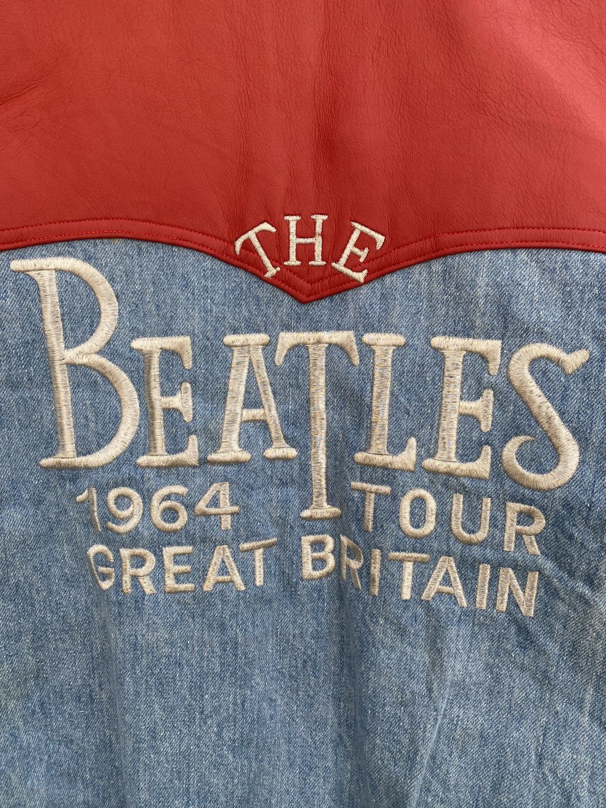 Vintage Rare 1964 Stormin Norman Productions- Beatles Tour GB Vest Size US M / EU 48-50 / 2 - 10 Thumbnail