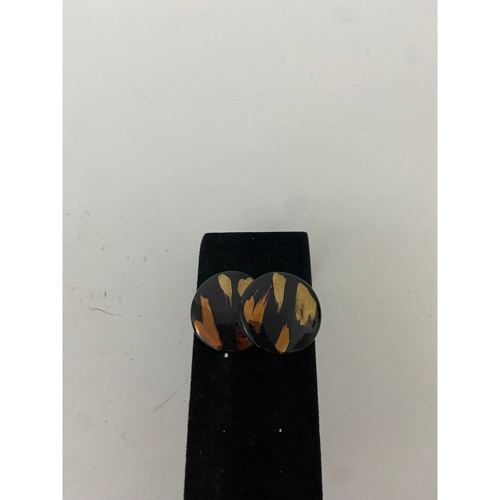 Vintage Vintage large stud earrings Size ONE SIZE - 2 Thumbnail