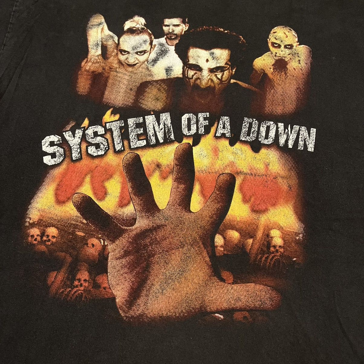 Band Tees Rare Vintage 90s System of a Down Tour Band Graphic T Shirt Size US L / EU 52-54 / 3 - 5 Thumbnail