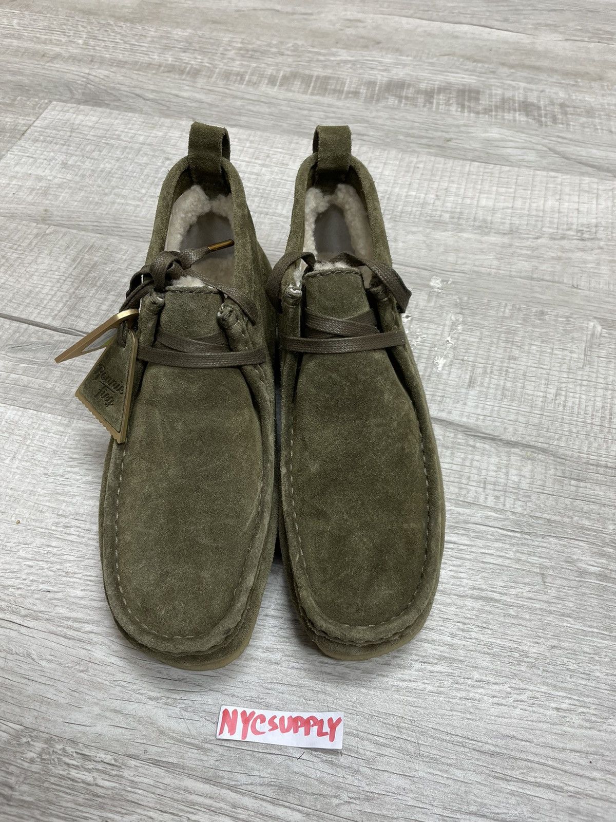 Kith Kith Wallabee Book Forest Green 