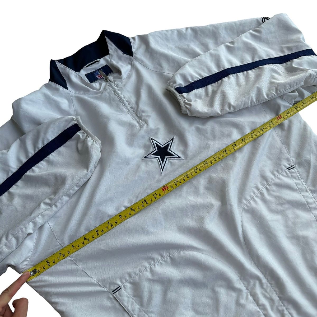 NFL × Reebok × Vintage Early 2000s Dallas Cowboys Reebok Lightweight Jacket 1/4 Zip Size US XL / EU 56 / 4 - 11 Thumbnail